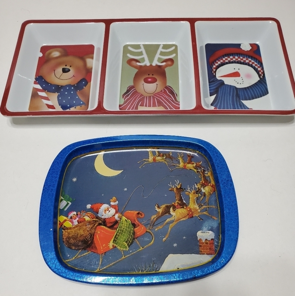 🎄🎅 Christmas Platter Set
